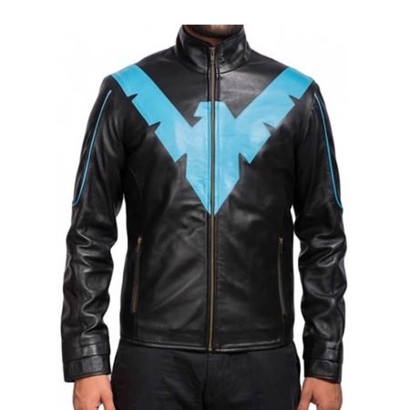 Nightwing Motorcycle Jacket Batman Arkham Knight Jacket