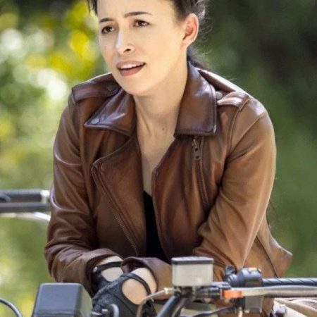 THE WALKING DEAD SEASON 9 CHRISTIAN SERRATOS LEATHER JACKET