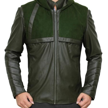 Stephen Amell Leather Jacket