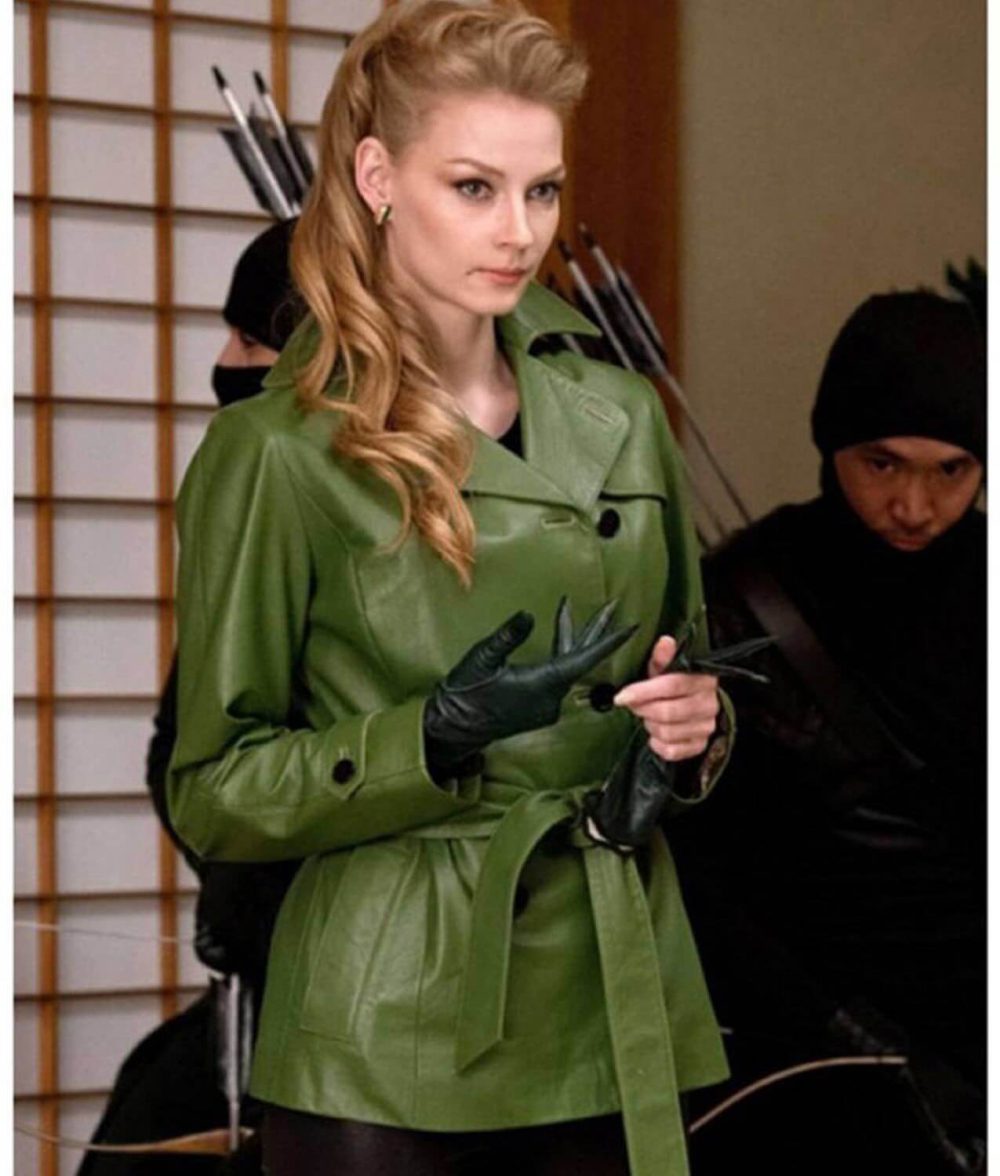 the wolverine viper green leather coat 1