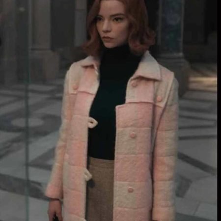 Taylor-Joy Pink Coat