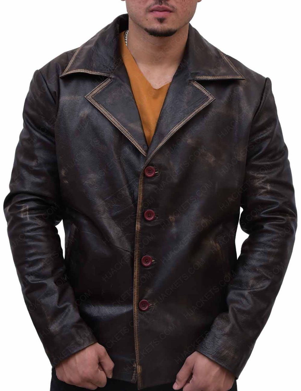 supernatural dean winchester distress jacket