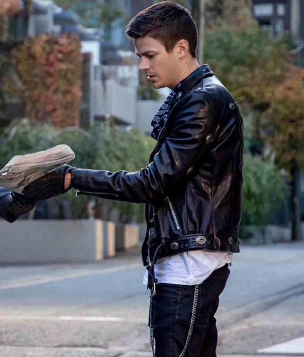 the flash barry allen leather jacket