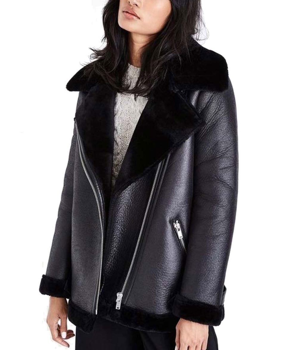 Locke & Key Laysla De Oliveira Shearling Jacket