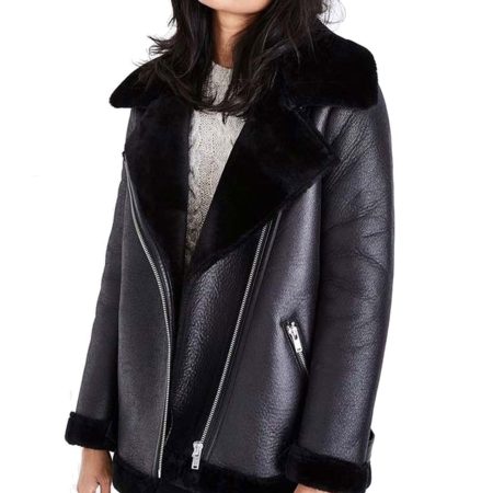 Locke & Key Laysla De Oliveira Shearling Jacket