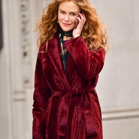 Nicole Kidman Velvet Coat