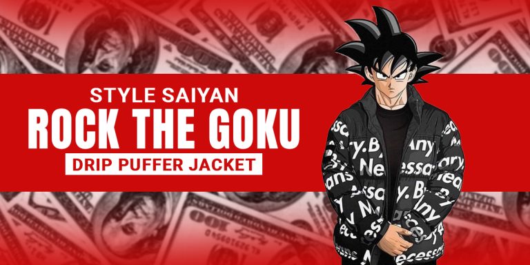 Style Saiyan Rock the Goku Drip Puffer Jacket