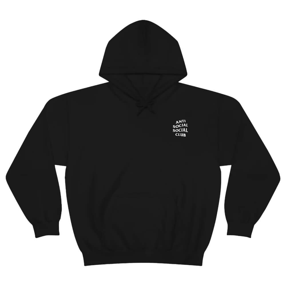 Anti Social Club Hoodie - Anti Social Mind Games Black Hoodie