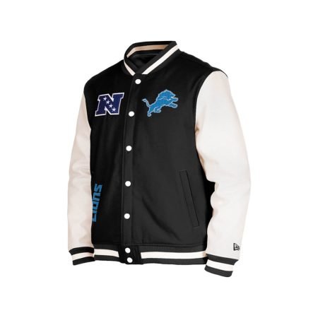 Detroit Lions Wool Varsity Jacket