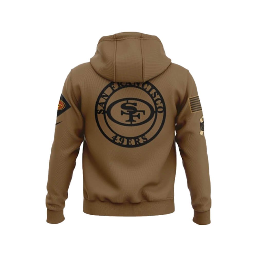 San francisco 49ers military hot sale hoodie