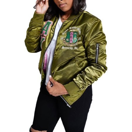 AKA Satin Bomber Jacket AKA Bomber Jacket