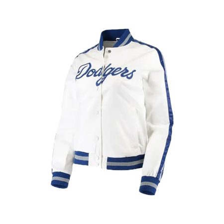 Dodgers White Satin Jacket