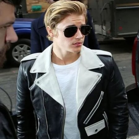 Justin Bieber Black Leather Jacket