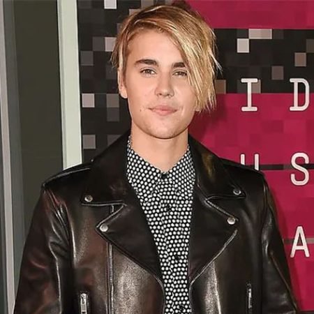 Justin Bieber Black Leather Jacket