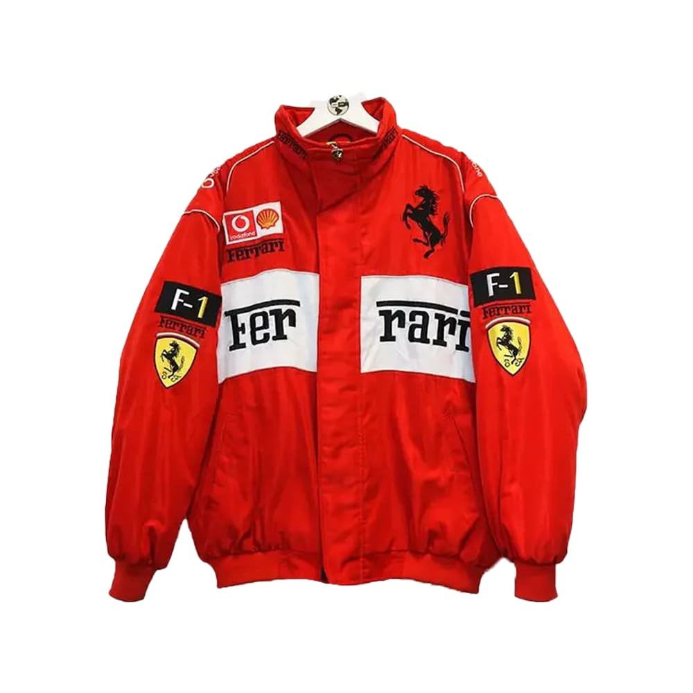 Lana Del Rey Ferrari Jacket - Red Ferrari Jacket