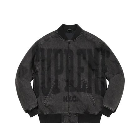 Supreme Denim Varsity Jacket