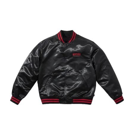 Supreme Thrasher Satin Varsity Jacket