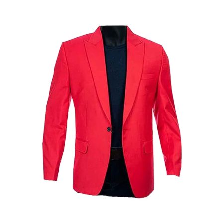 The Weeknd Red Suit