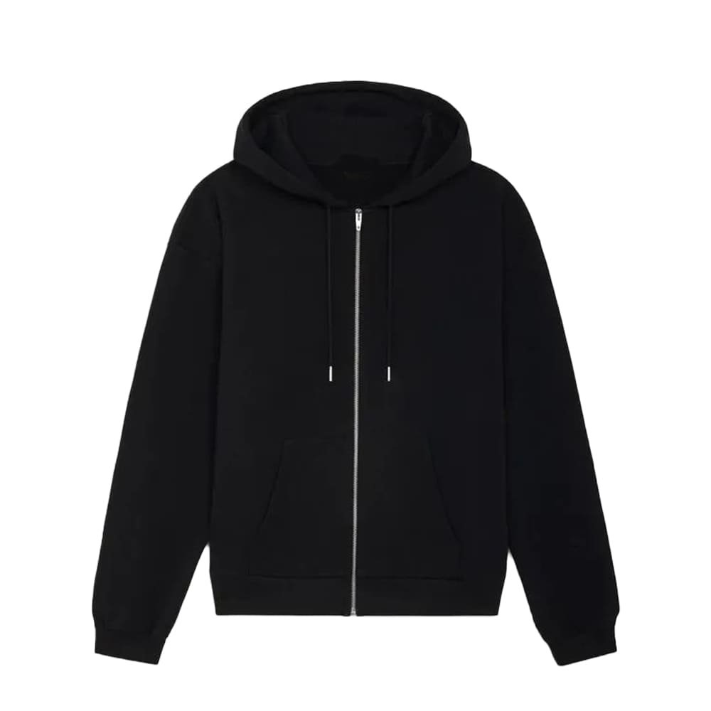 Celine Zip Up Hoodie - Black Celine Hoodie