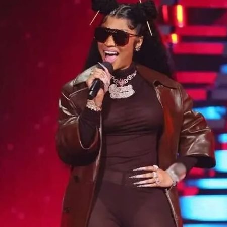 Nicki Minaj Vmas Leather Coat