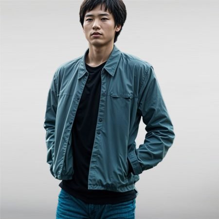 Ren Watabe Blue Cotton Jacket