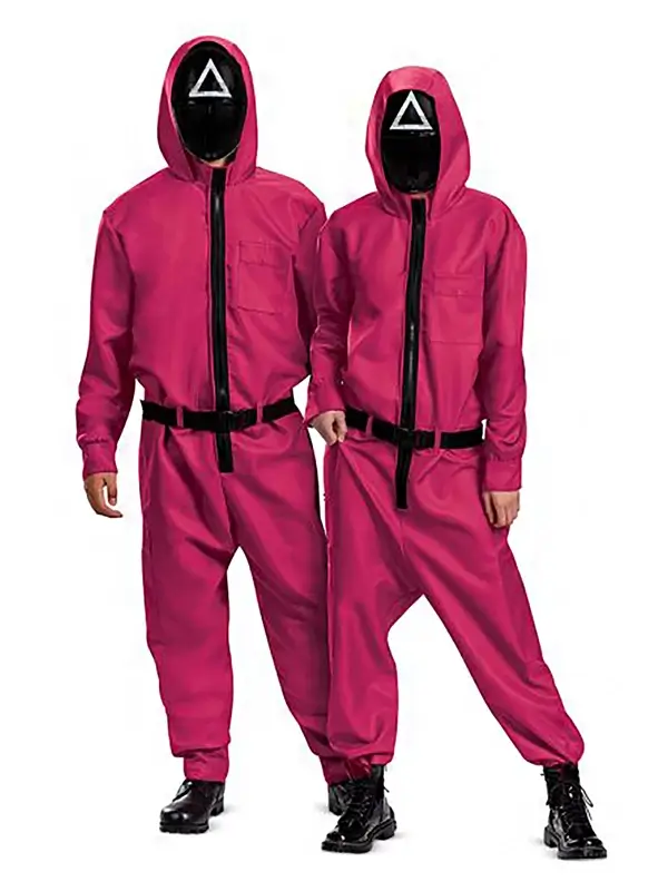 SQUID GAME GUARD PINK JUMPSUIT 1