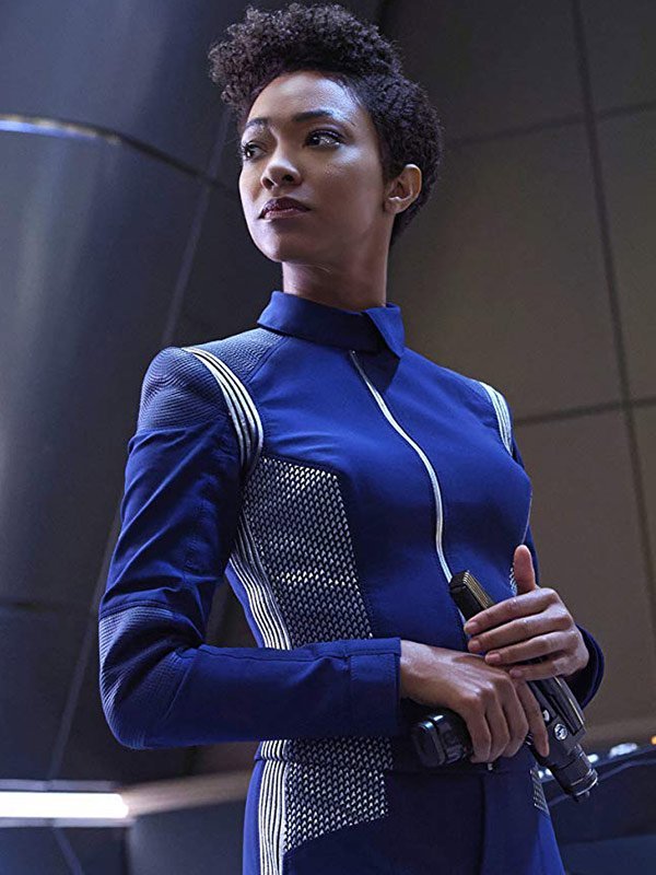 Star Trek Michael Burnham Discovery Blue Uniform jacket