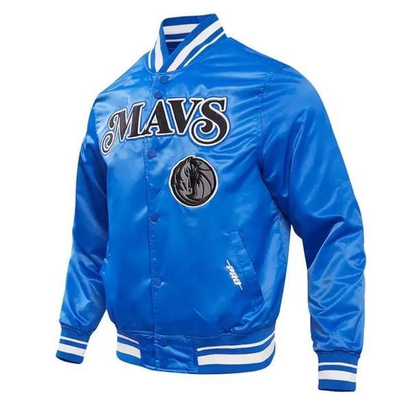 Dallas Mavericks Satin Jacket - Mavericks Starter Jacket