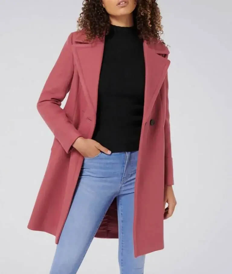 Riverdale S04 Betty Cooper Pink Coat