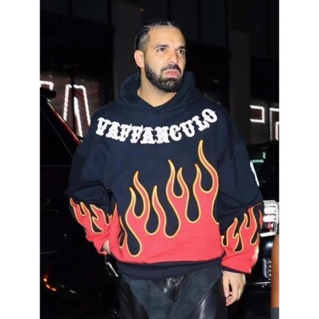 Drake Vaffanculo Flame Hoodie