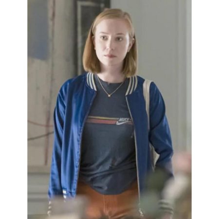 Ava Blue Bomber Jacket