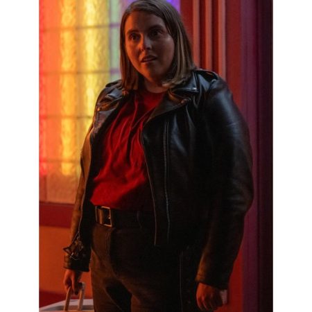 Beanie Feldstein Black Jacket