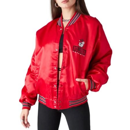 Georgia Bulldogs Red Bomber Jacket