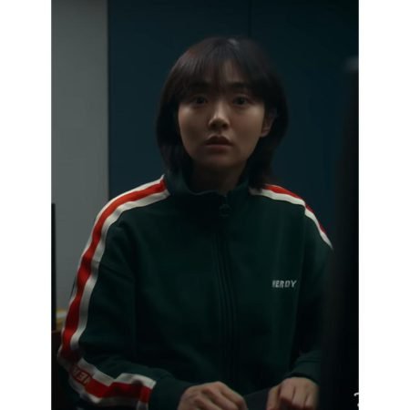 Jeong Ji An Green Jacket