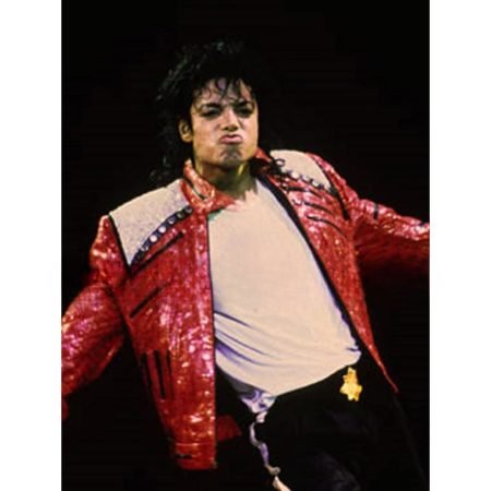 Michael Jackson Red Sequin Jacket