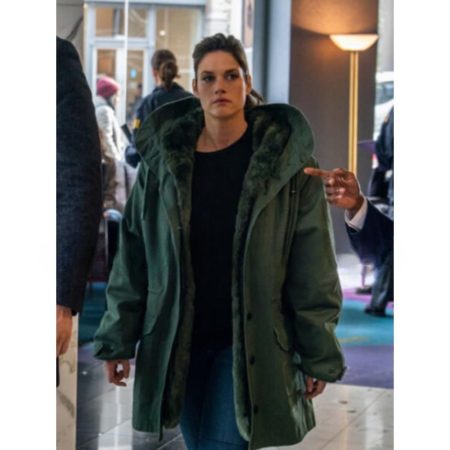 Missy Peregrym Shearling Jacket