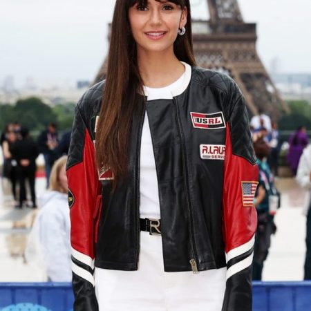 Nina Dobrev Olympics Jacket