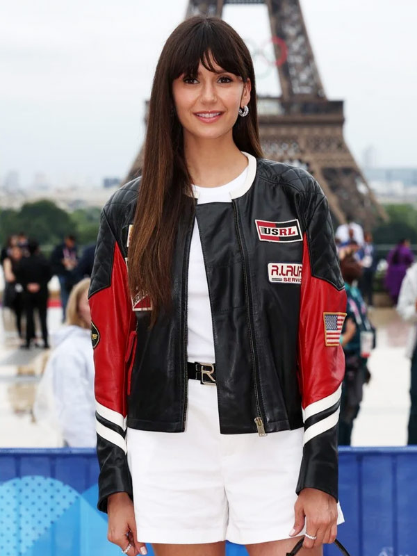 Nina Dobrev Olympics Jacket