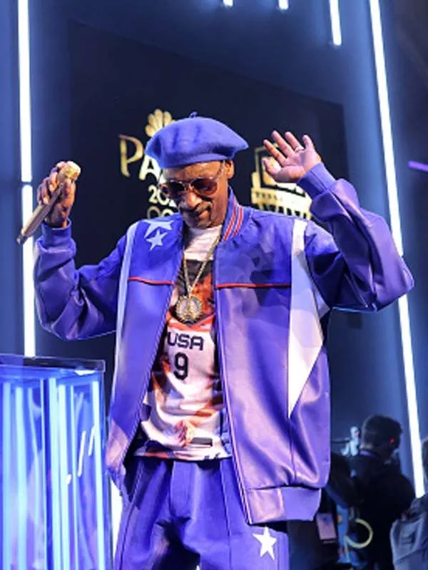 Snoop Dogg Purple Bomber Jacket