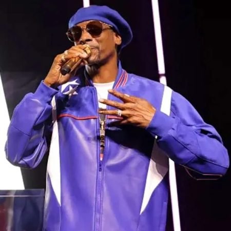 Snoop Dogg Purple Bomber Jacket