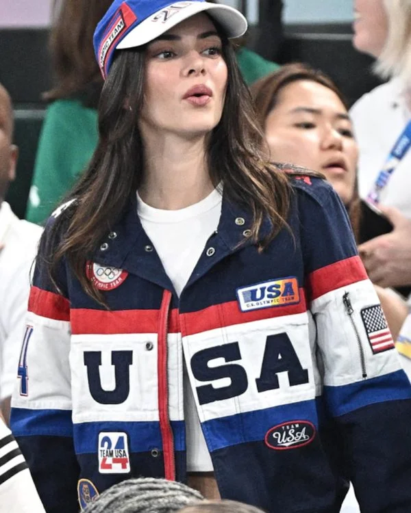 Paris Olympics 2024 Kendall Jenner USA Jacket 600x750 1