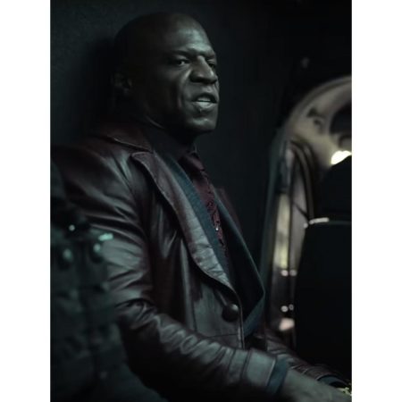 Terry Crews Maroon Coat