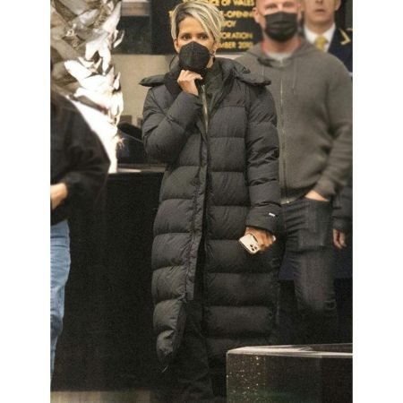 Roxanne Hall Black Puffer Coat