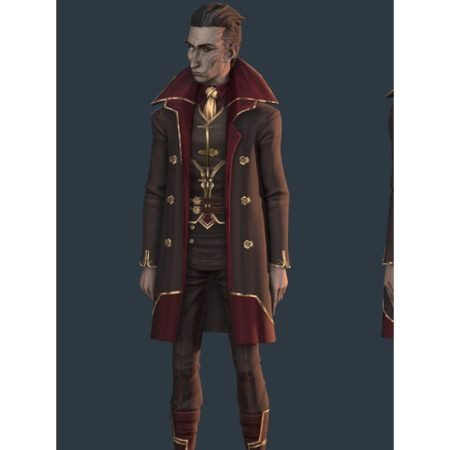 Silco Brown And Maroon Coat