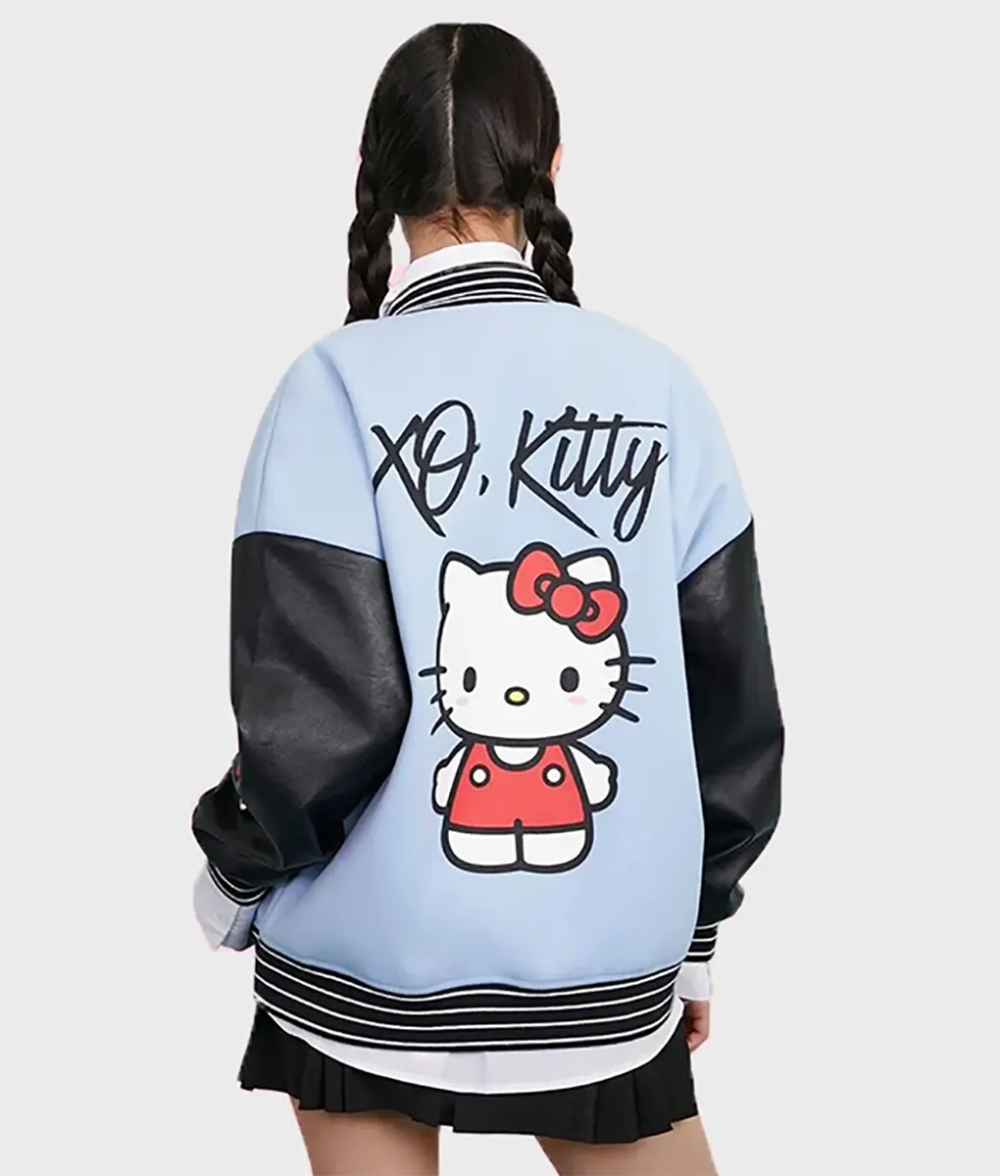 XO Kitty 2023 Hello Kitty Varsity Jacket 5