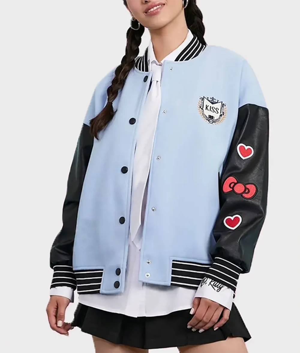 XO Kitty 2023 Hello Kitty Varsity Jacket 7