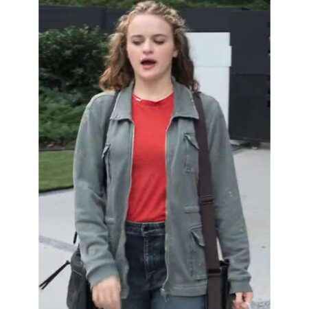 Joey King Grey Jacket