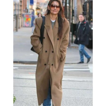 Katie Holmes Brown Coat