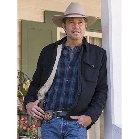 Timothy Olyphant Black Jacket