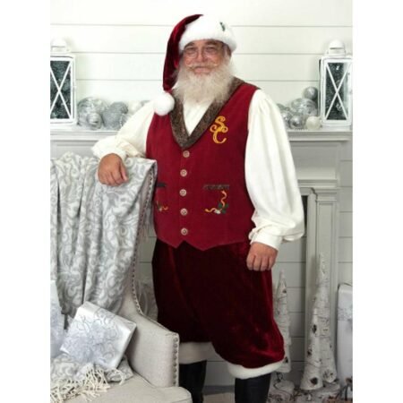 Santa Claus Suede Vest